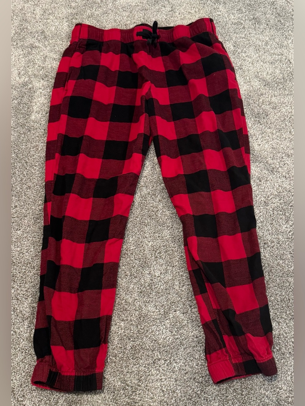 Red and Black Buffalo Plaid Pajama Pants - Cozy Sleepwear